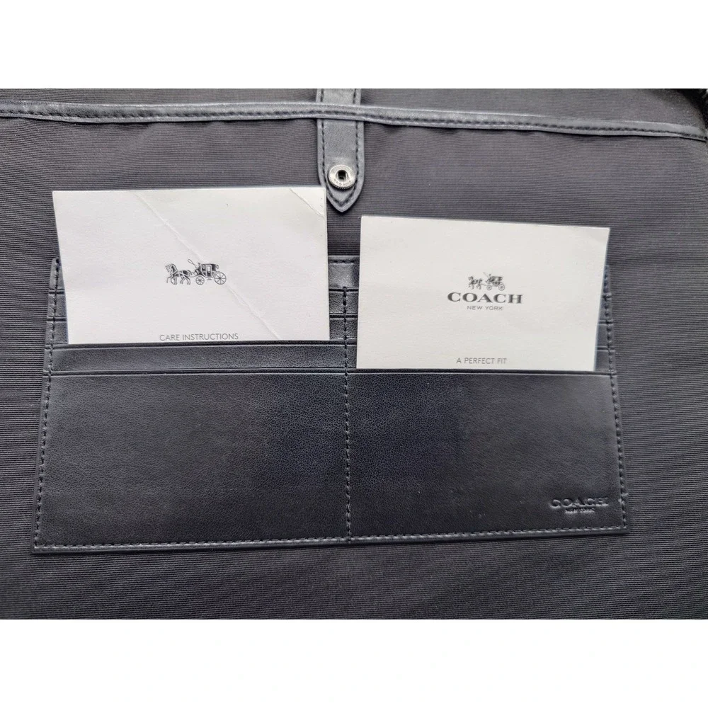 Coach Tech Case Signature Canvas Portfolio Charcoal Black F32654 [GNH019020]